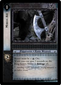 lotr tcg return of the king foils morgul axe foil