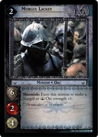 lotr tcg return of the king foils morgul lackey foil