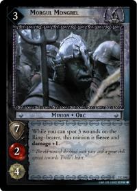 lotr tcg return of the king foils morgul mongrel foil