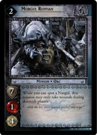 lotr tcg return of the king foils morgul ruffian foil