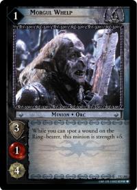 lotr tcg return of the king foils morgul whelp foil