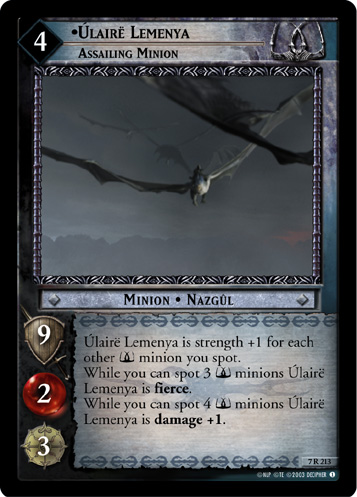 Ulaire Lemenya, Assailing Minion (FOIL)