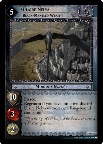 Ulaire Nelya, Black-Mantled Wraith (FOIL)