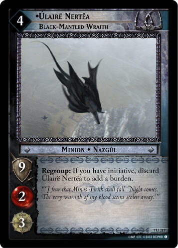 Ulaire Nertea, Black-Mantled Wraith (FOIL)