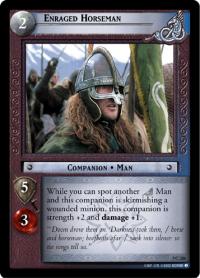 lotr tcg return of the king foils enraged horseman foil