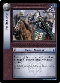 lotr tcg return of the king foils fey he seemed foil