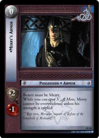 lotr tcg return of the king foils merry s armor foil