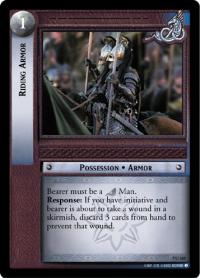 lotr tcg return of the king foils riding armor foil