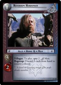 lotr tcg return of the king foils rohirrim herdsman foil