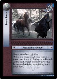 lotr tcg return of the king foils swift steed foil