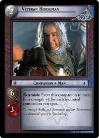 lotr tcg return of the king foils veteran horseman