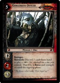 lotr tcg return of the king gorgoroth officer