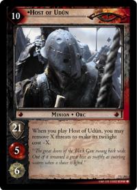 lotr tcg return of the king foils host of udun foil