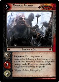 lotr tcg return of the king foils mordor assassin foil