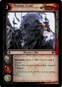 lotr tcg return of the king foils mordor guard foil