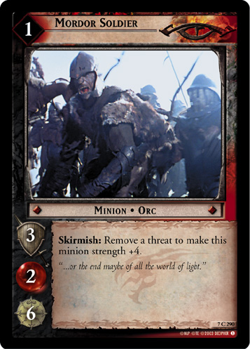 Mordor Soldier (FOIL)