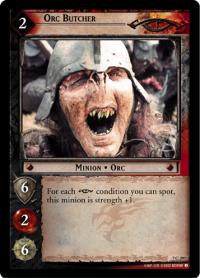 lotr tcg return of the king foils orc butcher foil