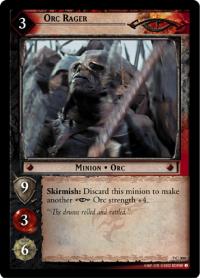 lotr tcg return of the king foils orc rager foil