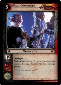 lotr tcg return of the king siege commander