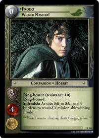 lotr tcg return of the king frodo wicked masster