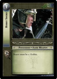 lotr tcg return of the king foils hobbit sword foil