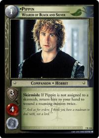 lotr tcg return of the king pippin wearer of black and silver