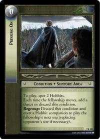 lotr tcg return of the king foils pressing on foil