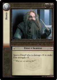 lotr tcg siege of gondor foils honed foil