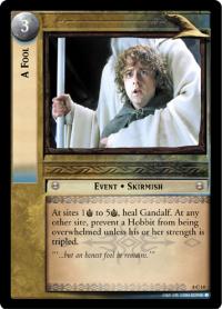 lotr tcg siege of gondor foils a fool foil