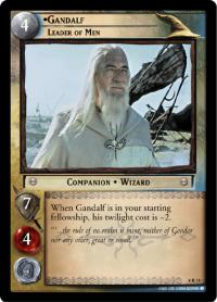 lotr tcg siege of gondor foils gandalf leader of men foil
