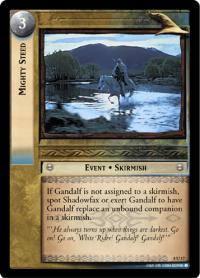 lotr tcg siege of gondor foils mighty steed foil