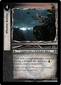 lotr tcg siege of gondor foils promise keeping foil