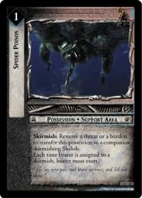 lotr tcg siege of gondor foils spider poison foil