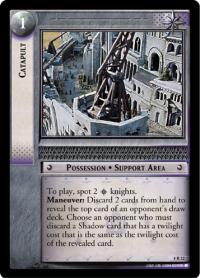 lotr tcg siege of gondor foils catapult foil