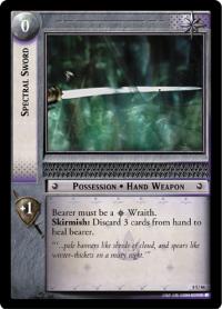 lotr tcg siege of gondor foils spectral sword foil