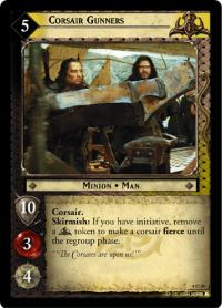 lotr tcg siege of gondor foils corsair gunners foil