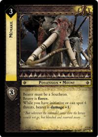 lotr tcg siege of gondor foils mumakil foil