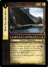 lotr tcg siege of gondor foils wind that sped ships foil