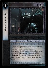 lotr tcg siege of gondor foils flung into the fray foil