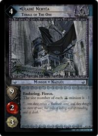 lotr tcg siege of gondor foils ulaire nertea thrall of the one foil