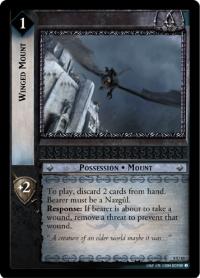 lotr tcg siege of gondor foils winged mount foil