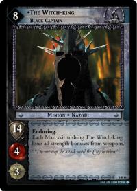 lotr tcg siege of gondor foils the witch king black captain foil