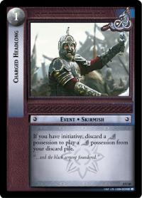 lotr tcg siege of gondor foils charged headlong foil