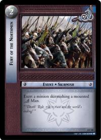 lotr tcg siege of gondor foils fury of the northmen foil