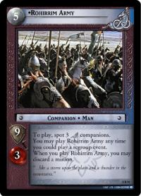 lotr tcg siege of gondor foils rohirrim army foil