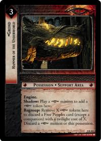 lotr tcg siege of gondor foils grond hammer of the underworld foil