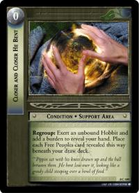 lotr tcg siege of gondor foils closer and closer he bent foil