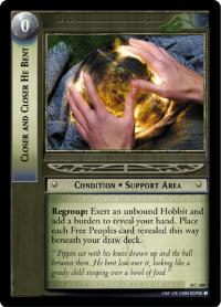 lotr tcg siege of gondor foils closer and closer he bent foil