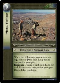 lotr tcg siege of gondor foils morgai foothills foil