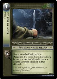 lotr tcg siege of gondor foils sting bane of the eight legs foil